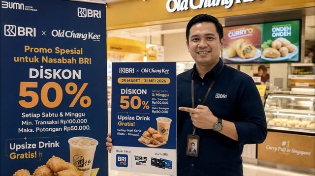 Promo BRI dan Old Chang Kee Mei 2026, Nasabah Bisa Nikmati Diskon 50 Persen hingga Bonus Upsize Drink
