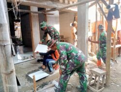 Kodim Pati Genjot Renovasi RTLH TMMD 128, Bangunan Dikebut Jelang Penutupan Program