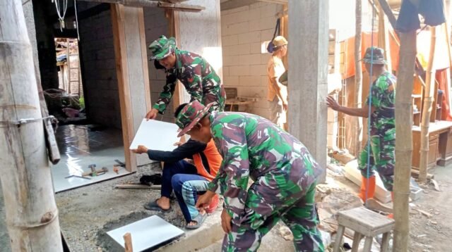 Kodim Pati Genjot Renovasi RTLH TMMD 128, Bangunan Dikebut Jelang Penutupan Program