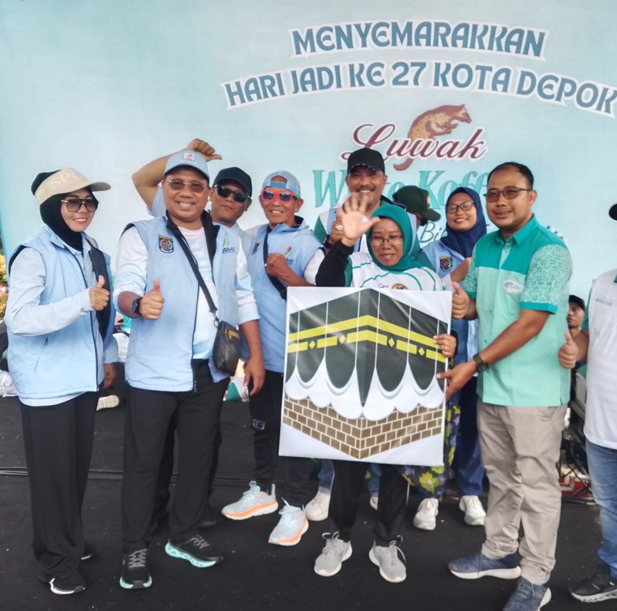 Ikut Fun Walk KORMI Depok, Warga Pulang Dapat Umroh