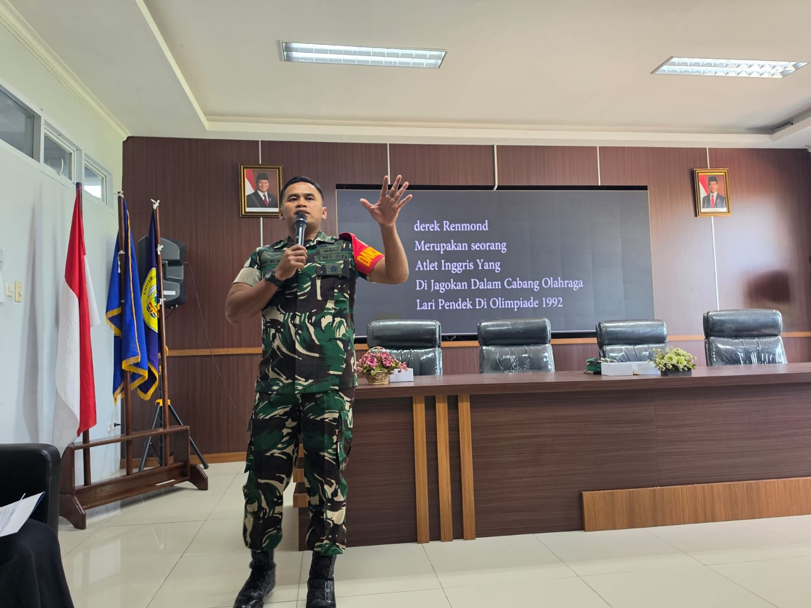 Perkuat Karakter Mahasiswa, Satgas TMMD 128 Kodim Cilegon Gelar Kuliah Umum Wawasan Kebangsaan di Untirta