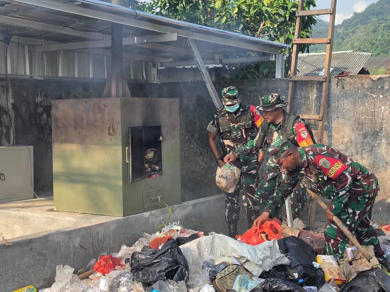 Kodim Cilegon Gandeng Dinas LH Optimalkan Pengolahan Sampah Berbasis Insinerator