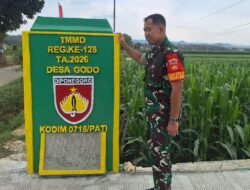 Simbol Kebersamaan, Tugu Prasasti TMMD Reguler ke-128 Berdiri Kokoh di Desa Godo