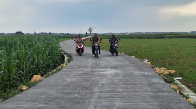 TMMD Kodim Pati Rampungkan Betonisasi Jalan 950 Meter di Desa Godo