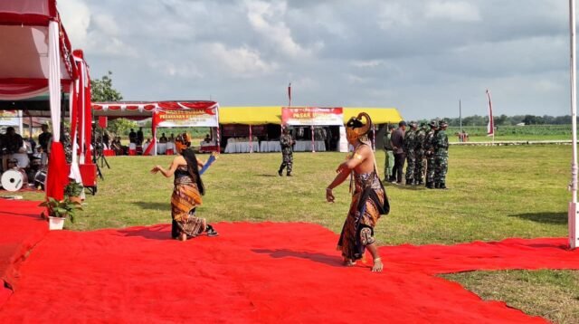 Tari Rama Shinta Sambut Hangat Kedatangan Kapoksahli Pangdam IV/Diponegoro dan Forkopimda Pati