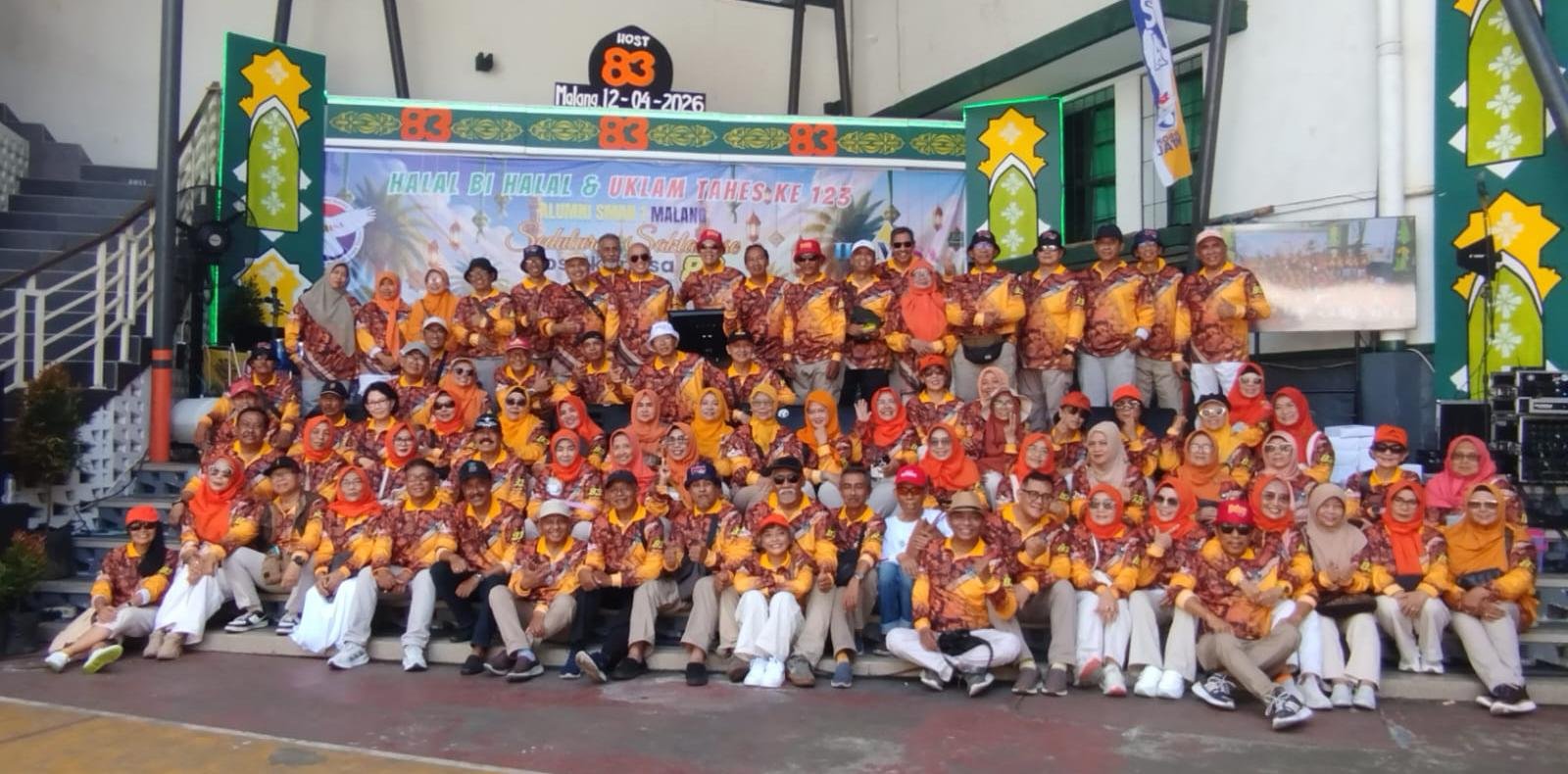 Semarak Silahturahmi Reuni Akbar SMAN 1 Malang Penuh Kangen Rindu