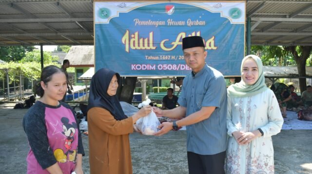 Kodim 0508/Depok Distribusikan 600 Paket Daging Kurban untuk Warga di Idul Adha 1447 H