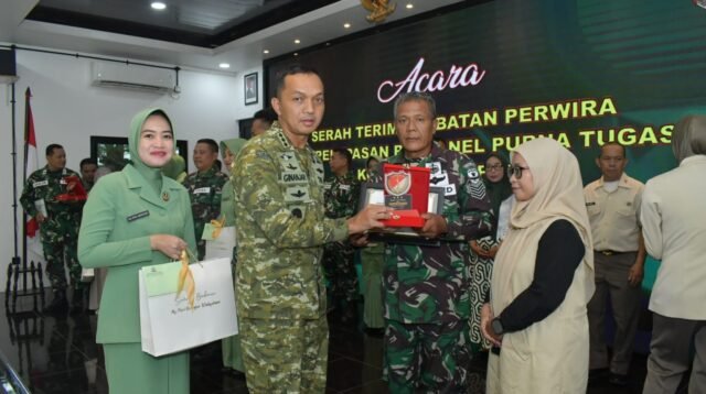 Kodim 0508/Depok Gelar Sertijab dan Pelepasan Personel Purna Tugas
