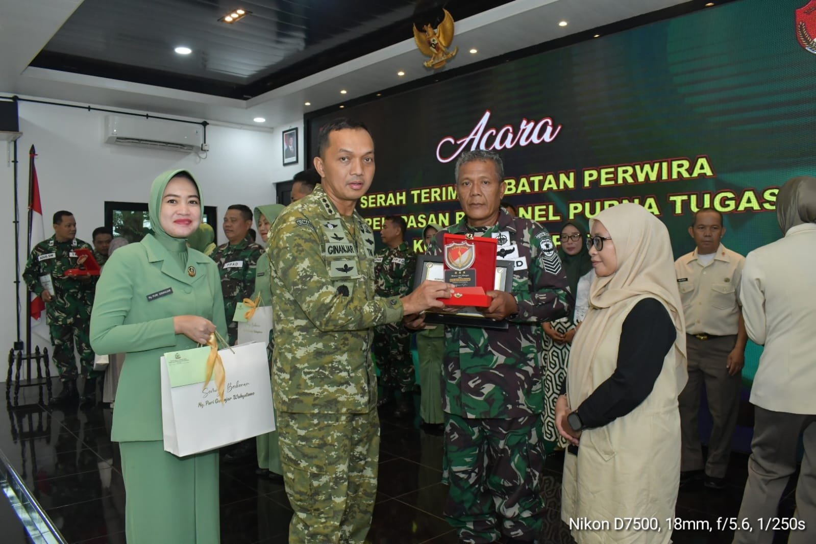 Kodim 0508/Depok Gelar Sertijab dan Pelepasan Personel Purna Tugas