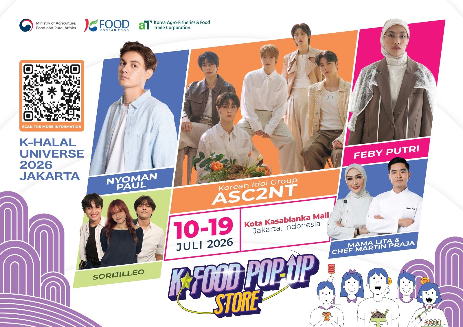 K-Food Pop-Up Store: K-Halal Universe 2026 Jakarta Hadir di Kota Kasablanka, Perkuat Ekspor Produk Halal Korea di Indonesia