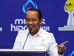 Bahlil Singgung Realisasi Program Perumahan di Hadapan Presiden Prabowo dan Kader HIPMI