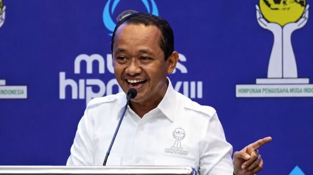 Bahlil Singgung Realisasi Program Perumahan di Hadapan Presiden Prabowo dan Kader HIPMI
