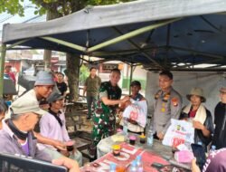 Dandim dan Kapolres Depok Turun Langsung Temui Warga, Program Jaga Depok On The Spot Salurkan Bansos