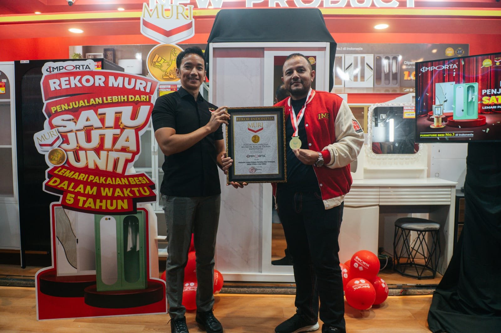 Importa Raih Rekor MURI Penjualan 1 Juta Lemari Besi, Tegaskan Posisi sebagai Pemimpin Pasar