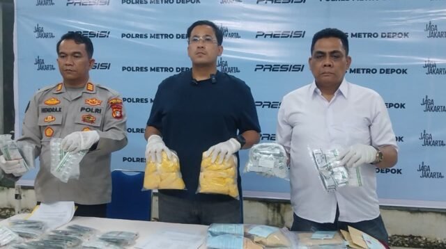 Polisi Depok Amankan Puluhan Ribu Obat Daftar G Ilegal