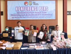 Polres Metro Jakarta Pusat Ungkap 12 Kasus Narkotika Selama Juni 2026, 15 Tersangka Diamankan