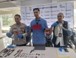 Delapan Maling Motor Diringkus, Dua Ditembak