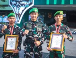 Pangdam VI/Mulawarman Beri Penghargaan kepada Dua Prajurit Berprestasi di Piala Menhan 2026