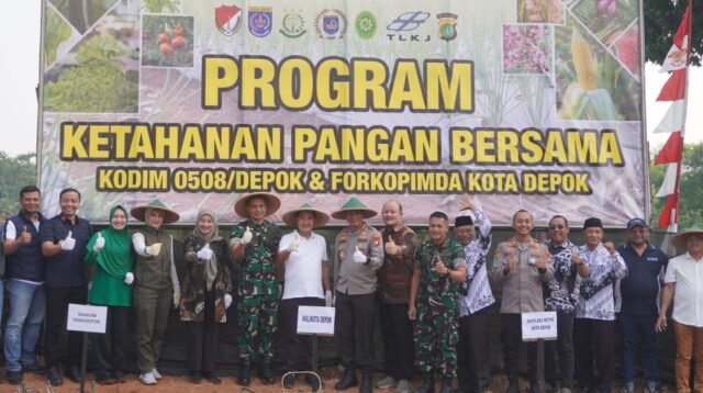 Kodim 0508/Depok dan Forkopimda Tanam Bawang Merah, Perkuat Ketahanan Pangan