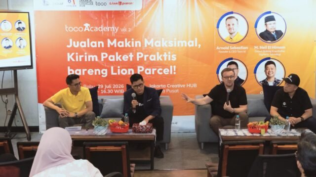 TOCO Academy Vol. 2 Perkuat Transformasi Digital UMKM Bersama Lion Parcel, EKRAF, dan Dinas PPKUKM DKI Jakarta
