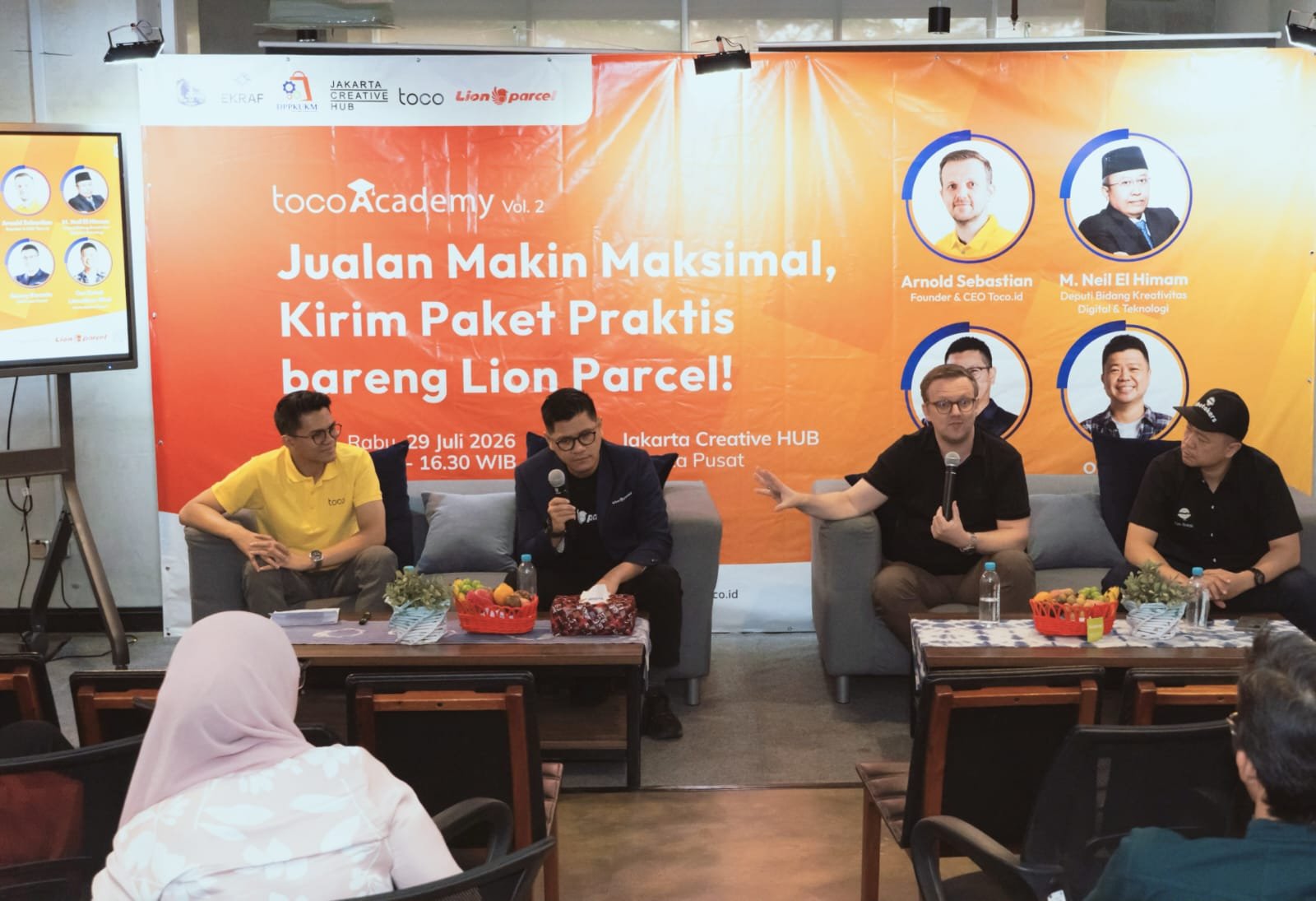 TOCO Academy Vol. 2 Perkuat Transformasi Digital UMKM Bersama Lion Parcel, EKRAF, dan Dinas PPKUKM DKI Jakarta