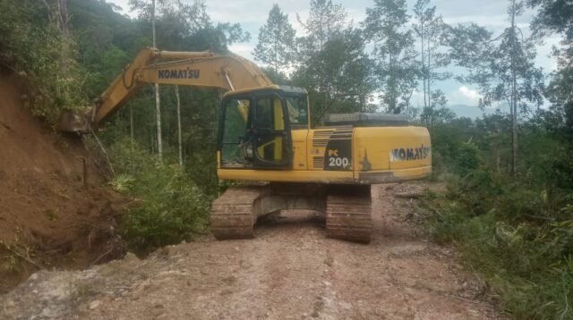 Pembukaan Jalan Sepanjang 5.300 Meter Program TMMD Ke-129 Kodim 0210/TU Capai 86,79%