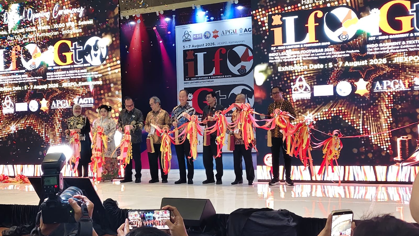 ILF dan IGT Expo 2026 Dibuka, Menperin Ajak Industri Kulit dan Tekstil Perkuat Daya Saing Global