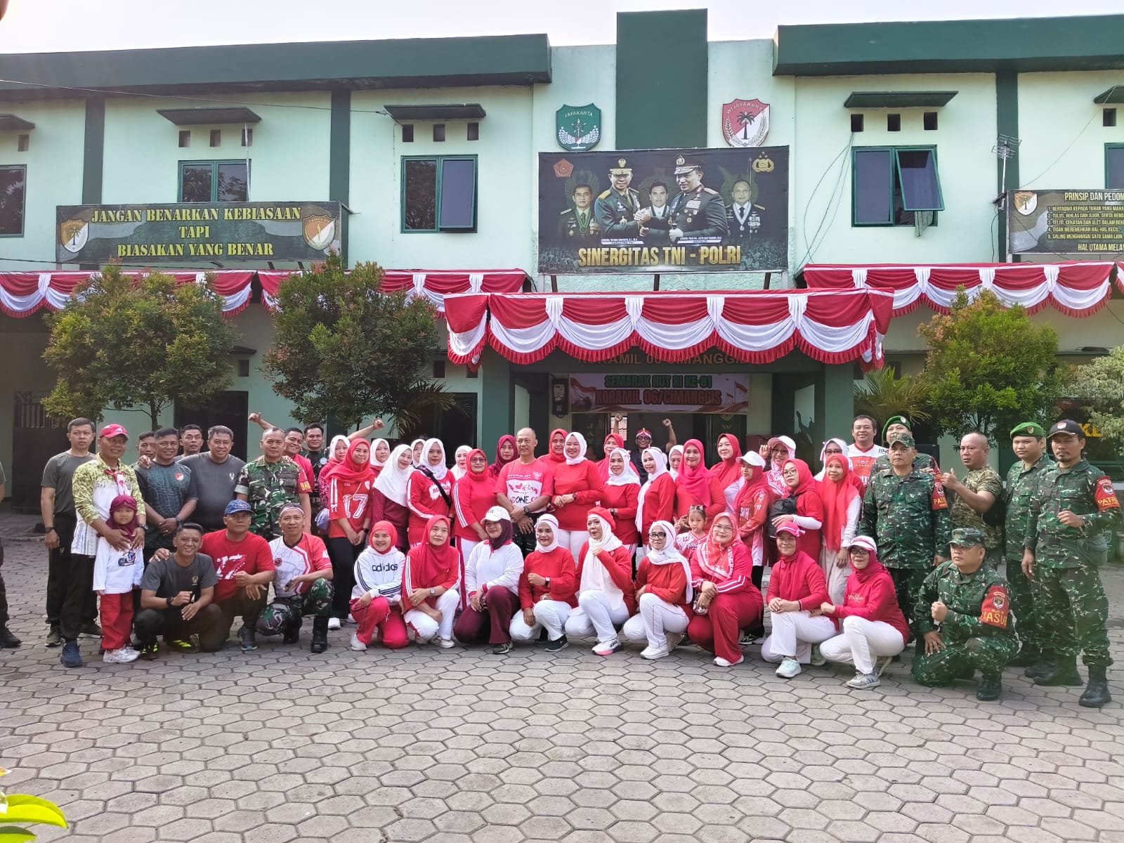Koramil 06 Cimanggis , Lomba HUT ke-81 RI, Perkuat Soliditas dan Kebersamaan