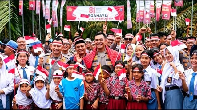 Bangun 75 Jembatan Merah Putih Presisi, Polda Sumut Hadiahkan Konektivitas untuk Warga di HUT ke-81 RI