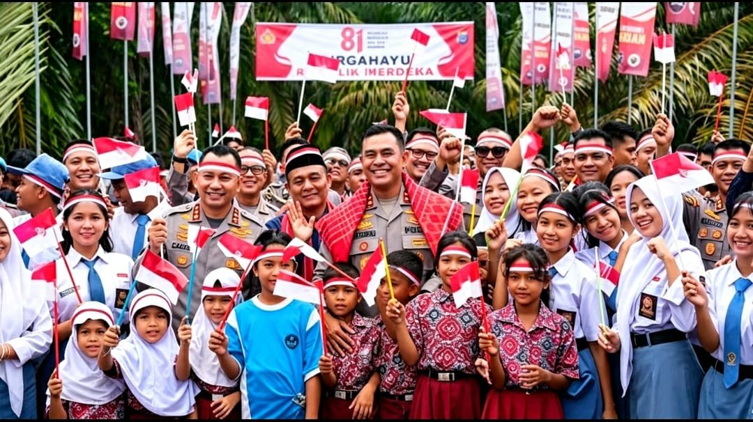 Bangun 75 Jembatan Merah Putih Presisi, Polda Sumut Hadiahkan Konektivitas untuk Warga di HUT ke-81 RI