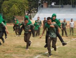Semarak HUT ke-81 RI, Yonarhanud 10/ABC Pererat Silaturahmi dan Semangat Kejuangan