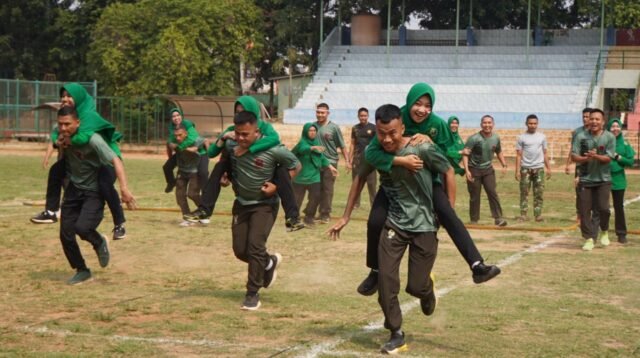Semarak HUT ke-81 RI, Yonarhanud 10/ABC Pererat Silaturahmi dan Semangat Kejuangan
