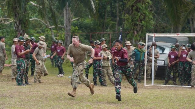 Rayakan HUT ke-81 RI, TNI AD dan US Army Adu Seru di Culture Day