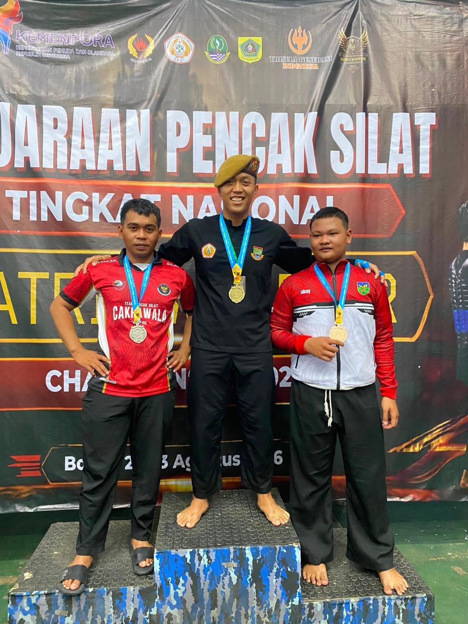 Prajurit Yonarhanud 10/ABC, Pratu Wipmal, Sabet Juara 1 Kejuaraan Pencak Silat Satria Warrior Championship 2026