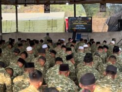 Sujud Memohon Rahmat Hujan, Brigif TP 32/Mangkalihat & Yonif 879/Rangkok Cakti Gelar Sholat Istisqo dan Do'a Bersama