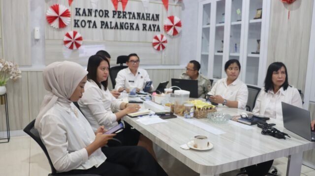 Kanwil BPN Kalteng Evaluasi Kinerja Pertanahan Palangka Raya