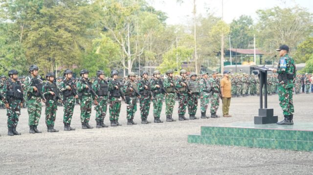 Tegaskan Kesiapan Tempur, Danbrigif TP 32/Mangkalihat Buka UST Tingkat Kompi Terintegrasi