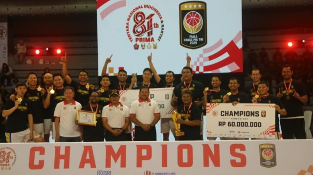 Buzzer Berbunyi, Turnamen Bola Basket Piala Panglima TNI 2026 Resmi Berakhir