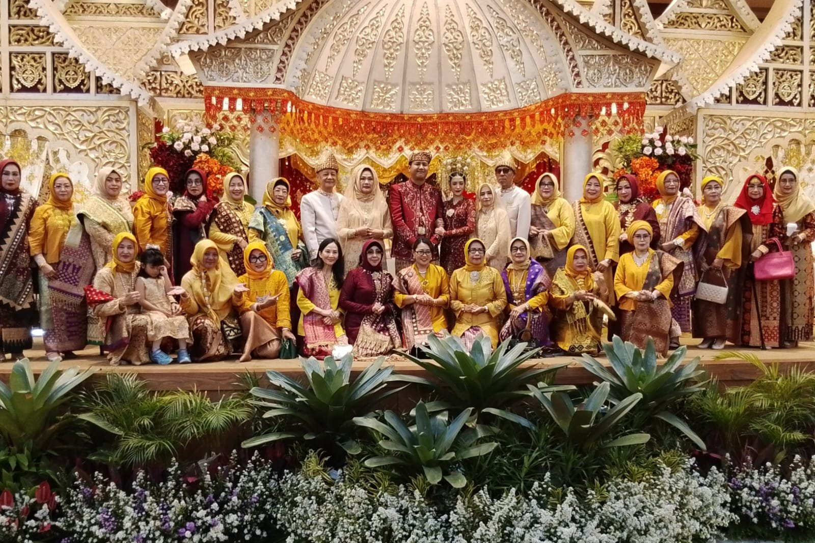 Srikandi TP Sriwijaya Hadirkan Tarian dan Hiburan, Pernikahan Adtya Pramoda Ramadhan dan Jihan Fadhillah Berlangsung Meriah