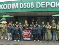 Dandim Depok Lepas Atlet Binaan Kodim ke Pugnator Open Taekwondo International 2026