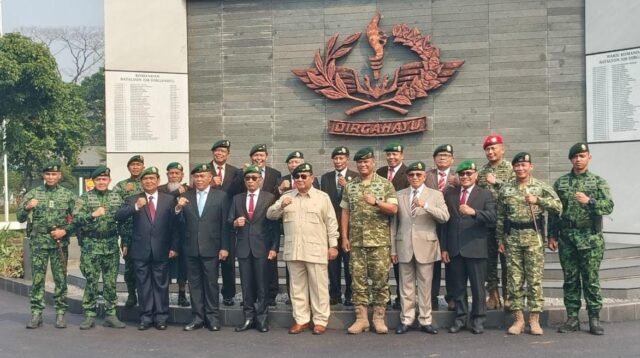 Presiden Prabowo Hadiri Sertijab Danyonif 328 Kostrad, Tekankan Disiplin dan Semangat Juang